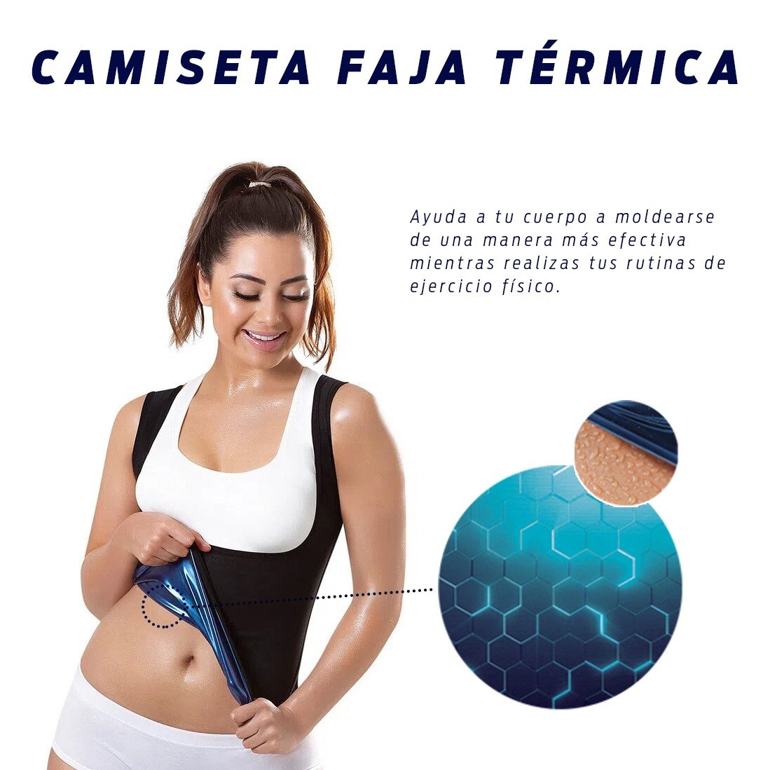 Faja Camisilla Osmotex Azul Para Dama