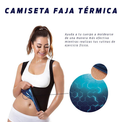 Faja Camisilla Osmotex Azul Para Dama