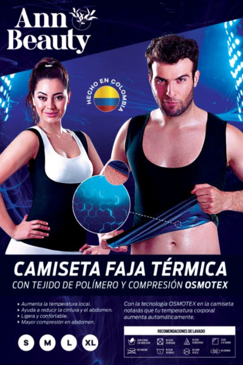 Faja Camisilla Osmotex Azul Para Hombre