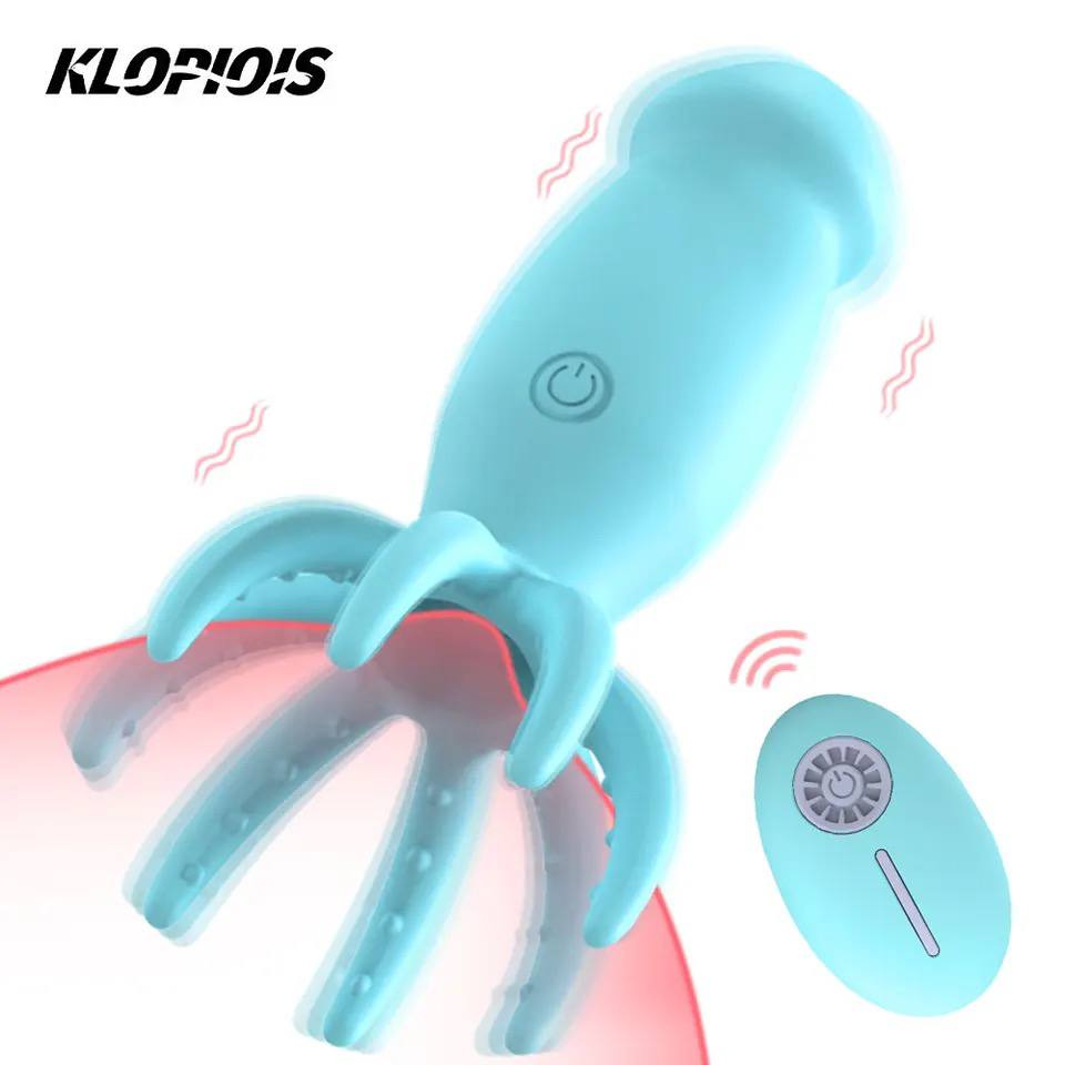 Vibrador pulpo a control remoto inalambrico