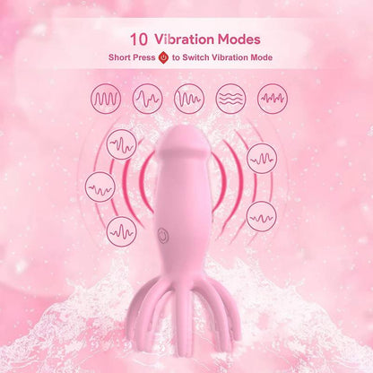 Vibrador pulpo a control remoto inalambrico