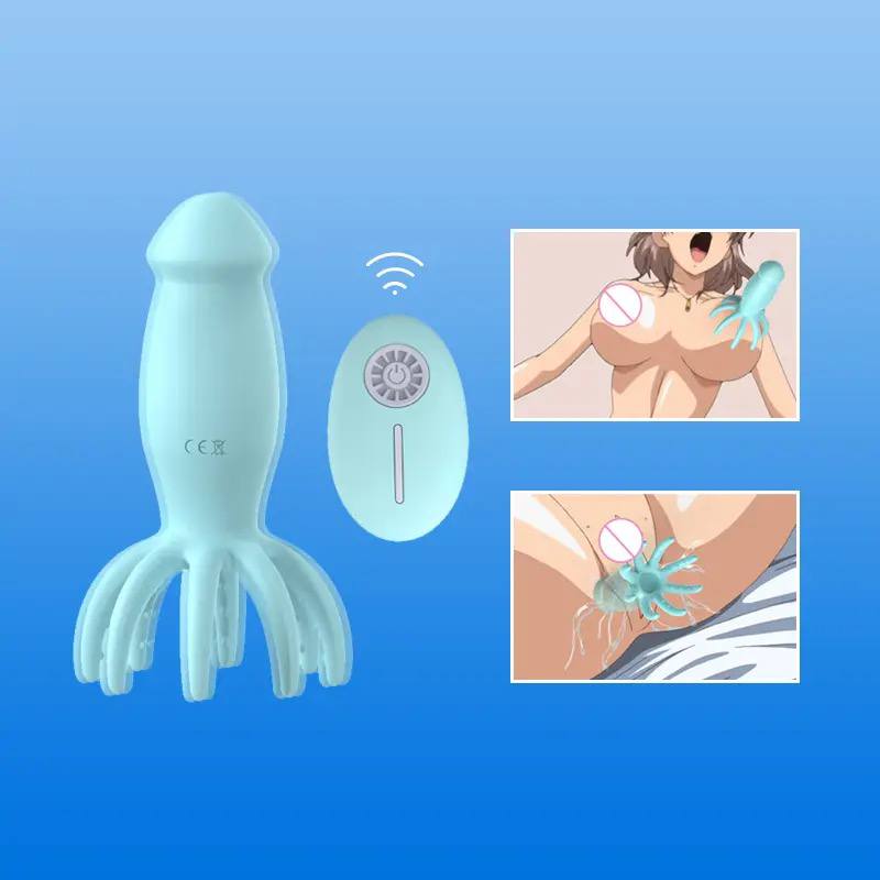 Vibrador pulpo a control remoto inalambrico