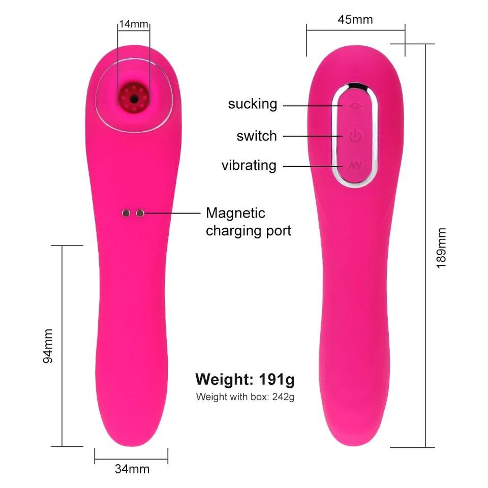 Vibrador succionador pro