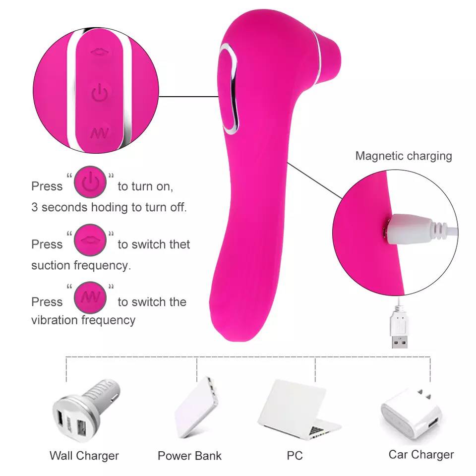 Vibrador succionador pro