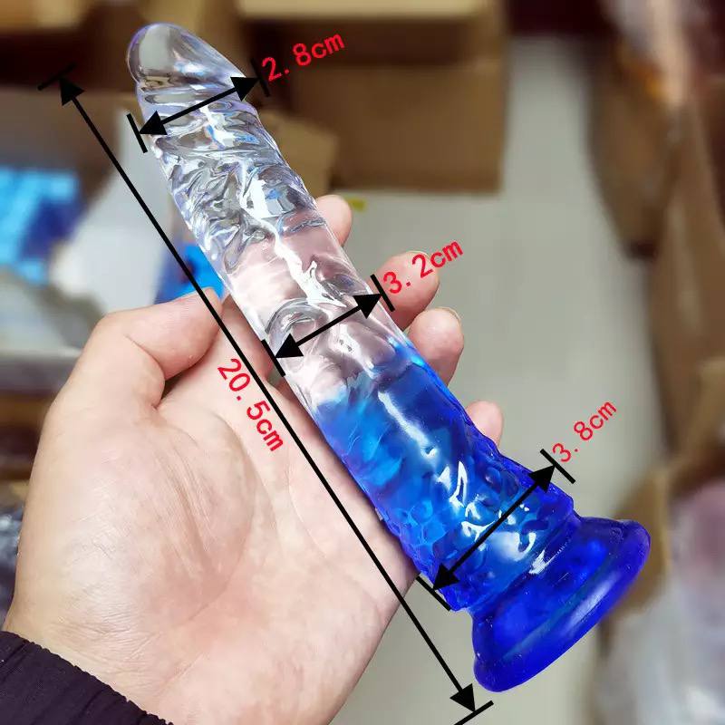 Dildo realista siliconado